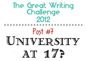 2012 Challenge Post 7