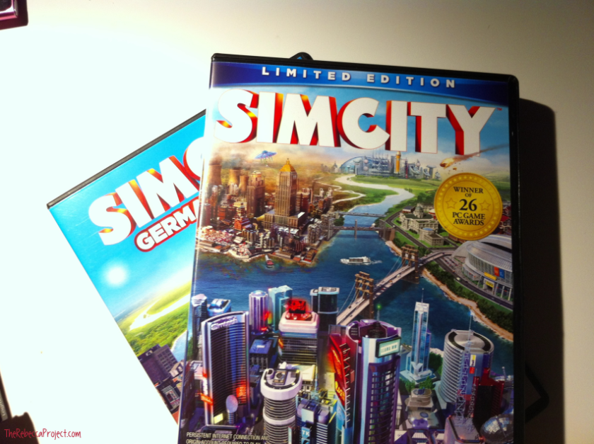 My brother even bought me a present: the newest Sim City, with a German Cities expansion pack. Be surprised if you hear from at all!