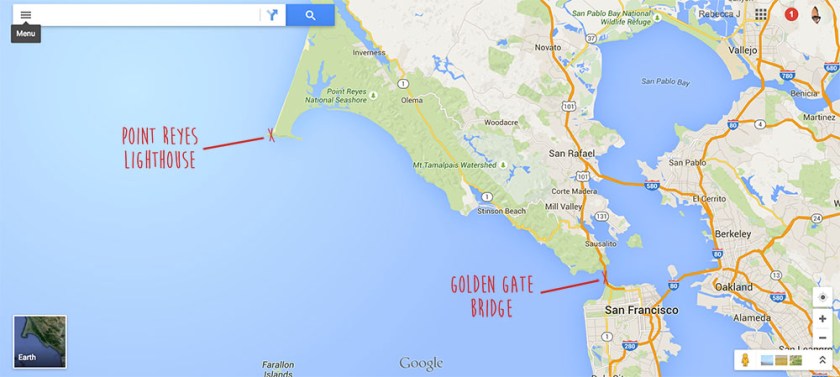 Point Reyes Map